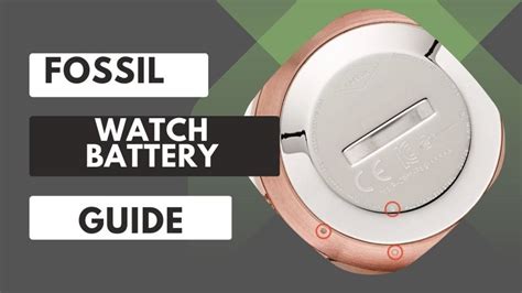 fossil watch batteries size